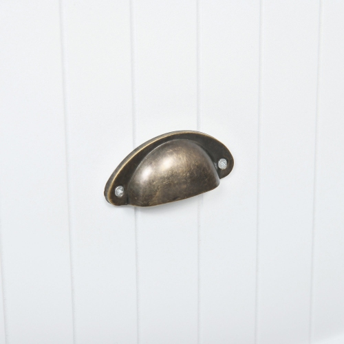 Garde-robe ouvert 3-en-1 avec armoire à chaussures, banc à 4 crochets, 2 tablettes, blanc