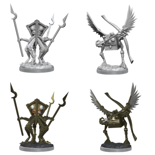 WIZKIDS GAMES  Dungeons & Dragons Nolzur's Marvelous Unpainted Miniatures: Modrons