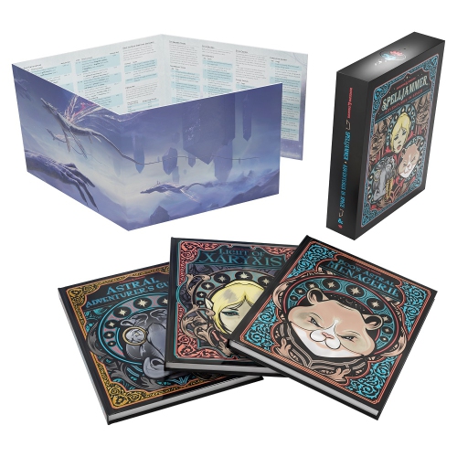 Extension de jeu de société Wizards of the Coast Dungeons & Dragons: Jeu de rôles - Spellbrouilleur Adventure in Space (sale) Hard Cover Book