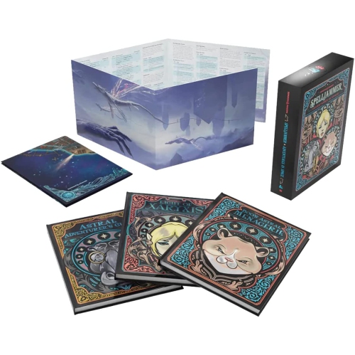 Extension de jeu de société Wizards of the Coast Dungeons & Dragons: Jeu de rôles - Spellbrouilleur Adventure in Space (sale) Hard Cover Book