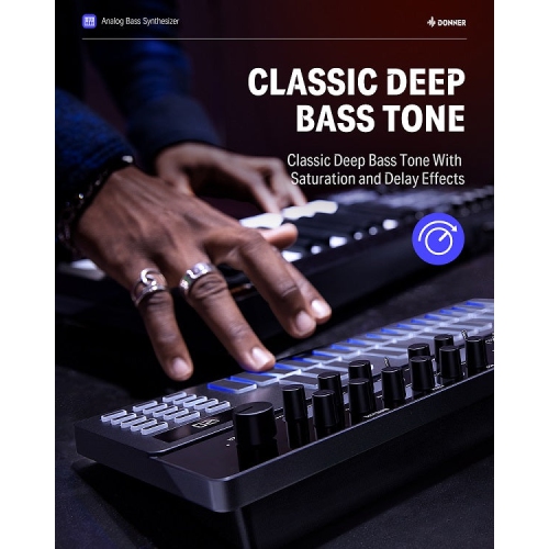 Donner B1 Synthesizer and Sequencer Analog Bass | Best Buy Canada