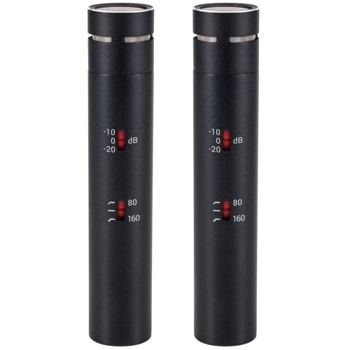 sE Electronics Matched Pair of SE8 Condenser Mics w/ Mounting Bar, Mic Clips, and Case