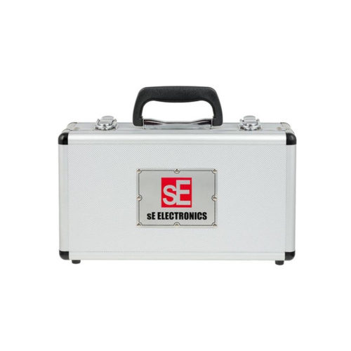 sE Electronics Matched Pair of SE8 Condenser Mics w/ Mounting Bar, Mic Clips, and Case