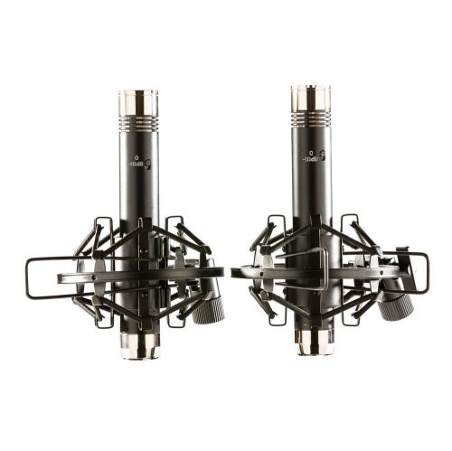 APEX  Matched Pencil Microphones - Black/chrome