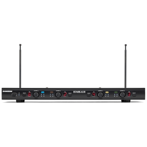 Samson Stage 412 Frequency-Agile, Quad-Channel Handheld VHF Wireless System - E