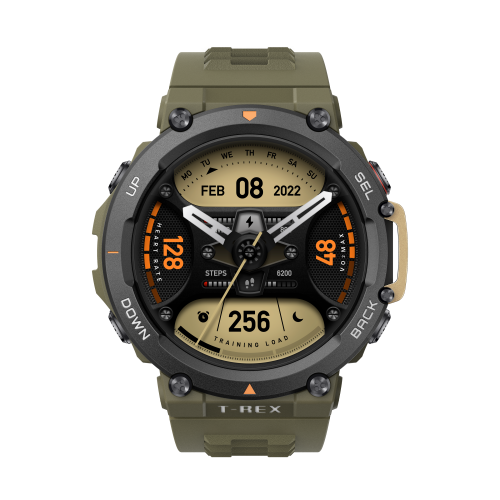 Amazfit T-Rex 2 Rugged Outdoor GPS Sports Fitness Smart Watch, 15