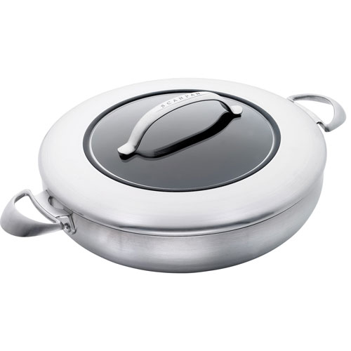 Scanpan CTX Series 32cm Aluminium Chef Pan with Lid - Silver