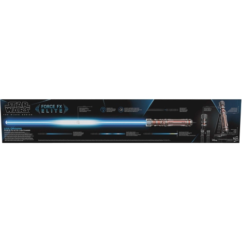 Réplique de sabre laser Force FX grandeur nature Star Wars The Black Series – sabre laser Organa Leia