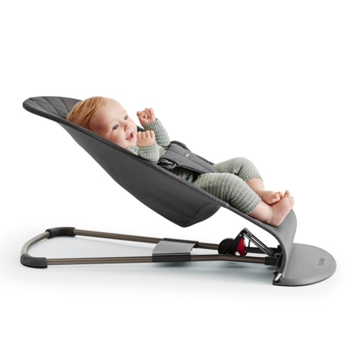 BabyBjorn Bouncer Bliss - 3D Mesh, Black on Black Frame