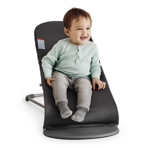 BabyBjorn Bouncer Bliss - 3D Mesh, Black on Black Frame
