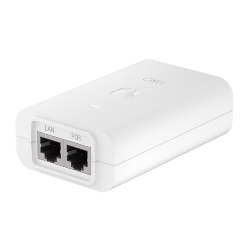 UBIQUITI  24-Volt Dc 24-Watt Gigabit Poe Adapter - In White