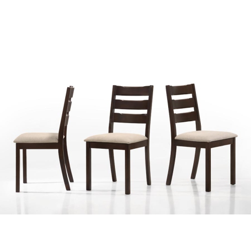 Aerys Bostin Solid wood Dining Table Set with 4 Dining Chairs and 1 Dining Bench in Cappuccino