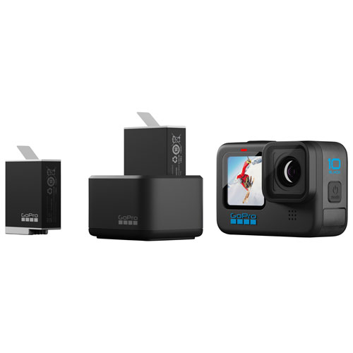 GoPro HERO12/11/10/9 Black Dual Battery Charger with 2 Enduro Rechargeable  Batteries