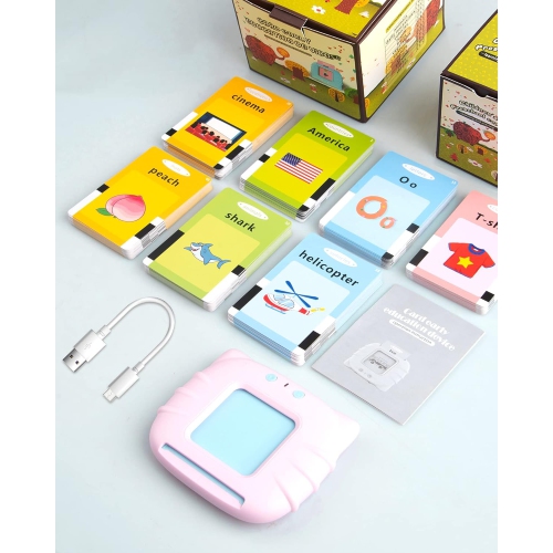 384 Words Toddler Learning Toys - Audible Talking Flash Cards, Sensory Toys for Autism, Sight Words Flashcard Device for Kids