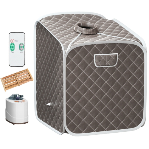 Portable Folding Steam Sauna Spa for Home Use with Zipper and Remote Control