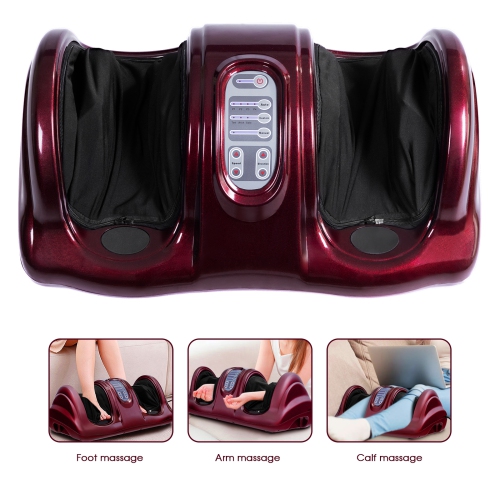Appareil de massage compact pour les pieds avec rouleaux de massage à haute intensité pour la maison ou le bureau