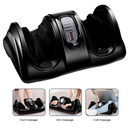 Appareil de massage compact pour les pieds avec rouleaux de massage à haute intensité pour la maison ou le bureau