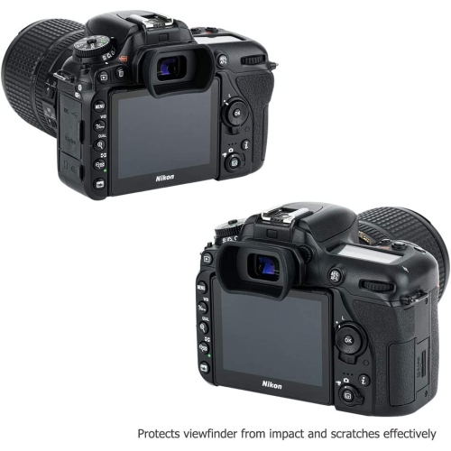 Kiwifotos Long Soft Viewfinder Eyecup Eyepiece for Nikon D750 D780 D610 D600 D7500 D7200 D7100 D7000 D5200 D5100 D5000 D3500 D3400 D3300 D3200 D3100