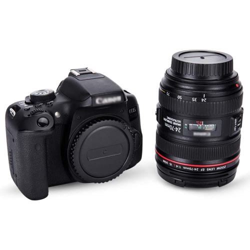 Rear Lens Cap & Body Cap Cover Set for Canon EF EF-S Mount Camera 90D 80D 77D 70D T8i T7 T7i T6 T6i T5i SL3 SL2 7D Mark II 6D Mark II 5D Mark IV 1Dx