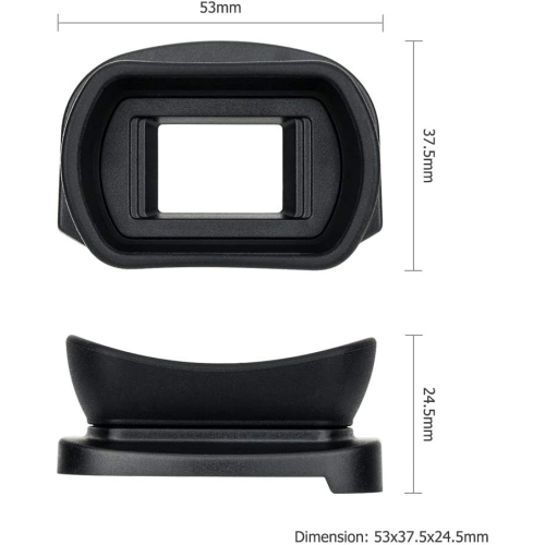 Kiwifotos Long Soft Viewfinder Eyecup Eyepiece for Canon EOS 5D Mark IV 5D Mark III 5DS R 5DS 7D 7D Mark II 1Dx Mark II 1Ds Mark III 1D Mark IV 1D
