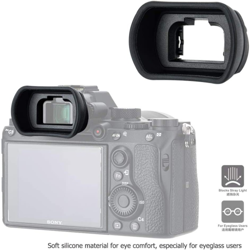 Soft Silicon Camera Viewfinder Eyecup Eyepiece Eyeshade for Sony A7RIV A7RIII A7III A7SII A7RII A7II A7S A7R A7 A9II A9 A58 A99II Eye Cup Protector