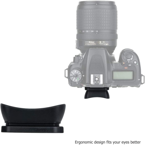 Soft Silicon Camera Viewfinder Eyecup Eyepiece Eyeshade for Nikon D780 D750 D610 D600 D7500 D7200 D7100 D7000 D5600 D5500 D5300 D5200 D5100 D5000
