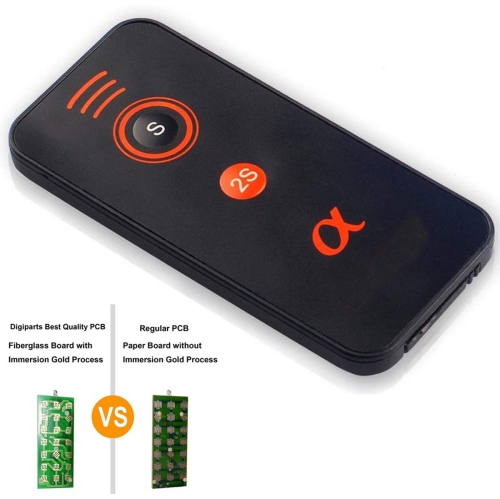 IR Wireless Remote Control compatible with Sony Alpha Cameras A7R II, A7 II, A7, A7R, A7S, A6300, A6000, A55, A65, A77, A99, A900, A700, A580, A560,