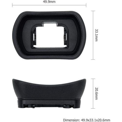 Soft Long FDA-EP18 Viewfinder Eyecup Eyepiece for Sony A7 A7II A7III A7R A7RII A7RIII A7RIV A7S A7SII A9 Camera for Sony A7 III A7 II A7 A7R IV A7R