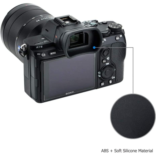 Soft Long FDA-EP18 Viewfinder Eyecup Eyepiece for Sony A7 A7II A7III A7R A7RII A7RIII A7RIV A7S A7SII A9 Camera for Sony A7 III A7 II A7 A7R IV A7R