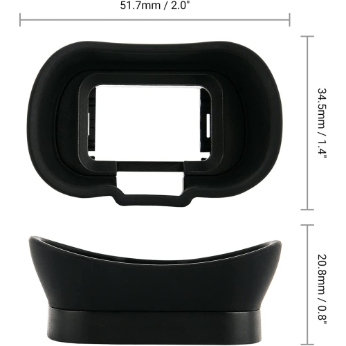 Soft Silicon Camera Viewfinder Eyecup Eye Cup Eyepiece Replacement for Sony Alpha 1 A1 ILCE-1 & A7 IV A7M4 Alpha 7S III A7SIII A7S3 ILCE-7SM3 EVF