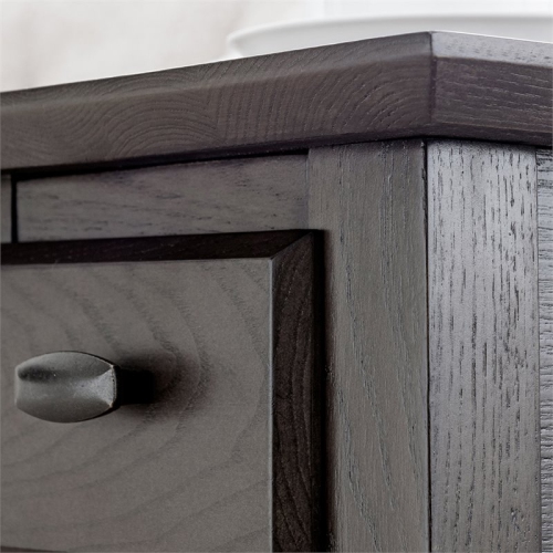 Leick Furniture Favorite Finds 1 Drawer End Table in Smoke Gray