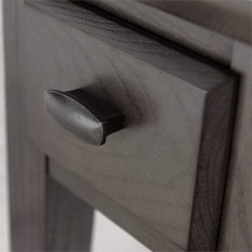 Leick Furniture Favorite Finds 1 Drawer End Table in Smoke Gray