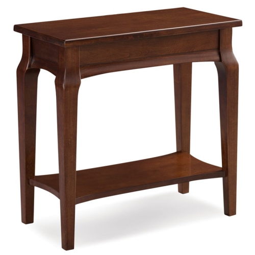 LEICK FURNITURE  Home Stratus Narrow Chairside Table In Heartwood Cherry