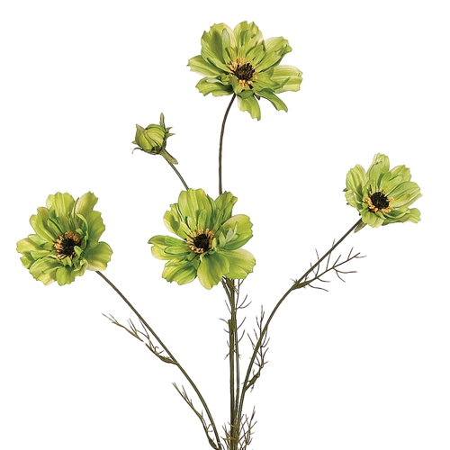 Floral Cosmos Artificial Spray - 32" - Green