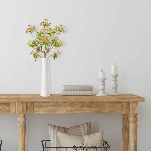 Twig Berry Artificial Floral Spray - 22" - Pink and Cream