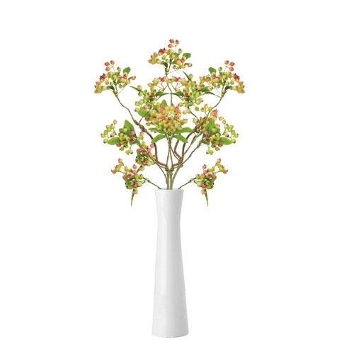 Twig Berry Artificial Floral Spray - 22" - Pink and Cream
