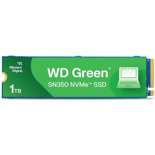 WESTERN DIGITAL  Wds100T3G0C Sn350 Nvme SSD (Wds100T3G0C) In Green