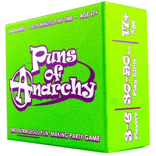 CHARTY PARTY  Puns Of Anarchy 3-6 Players, Ages 17+, 30-90 Minutes