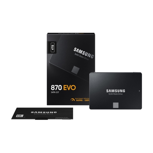 SAMSUNG 870 EVO Series 2.5" 4TB SATA III V-NAND Internal Solid State Drive MZ-77E4T0B/AM