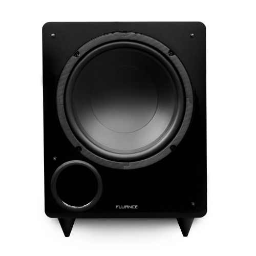Fluance Ai81 Powered Floorstanding Speakers, DB10 10" Powered Subwoofer (Black), 15ft RCA Subwoofer Cable