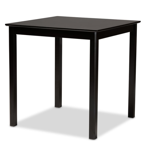 Bowery Hill Two-Tone Dark Brown and Walnut Brown Finished Wood 5-Piece Pub Set