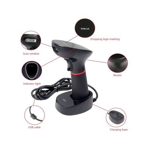 Sunlux 2D wilreless Barcode Scanner XL-9610