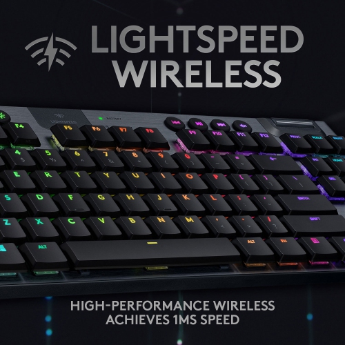 Open Box - Logitech G915 TKL Tenkeyless Lightspeed Wireless RGB Mechanical Gaming Keyboard