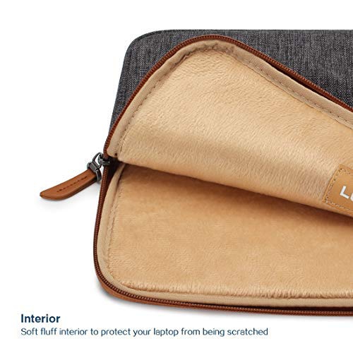 LONMEN 17.3 Inch Laptop Sleeve Case Water Resistant Notebook Bag with Handle for 17.3" computer/Lenovo ideapad 320/Dell Insp