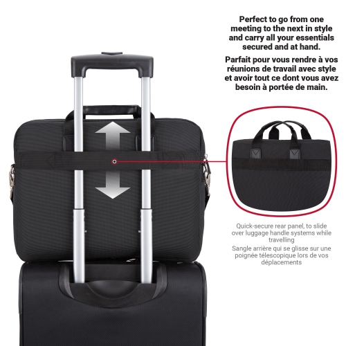 SWISSGEAR Lightweight 15.6" Laptop, Tablet and Legal-Size File Laptop Bag/Briefcase