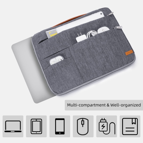 17 17.3 Inch Laptop Sleeve Case Compatible with Ultrabooks Carrying Case Cover Acer Asus HP Toshiba, Super Waterproof 360° Protective Bag with