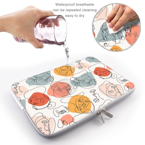 iCasso 13-inch Laptop Sleeve Case Cover Stylish Soft Neoprene Protective Bag for MacBook Air /MacBook Pro/Surface Pro 4&3 /L