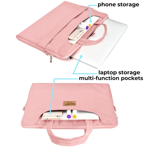 OneGET Laptop Shoulder Bag Compatible with MacBook Pro 14 15 15.6 Inch Waterproof Laptop Sleeve Computer Briefcase Cover for