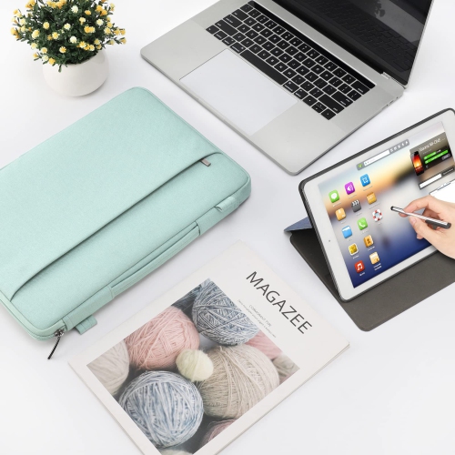 DOMISO 15.6 Inch Laptop Bag Cover Waterproof Shockproof Notebook Sleeve Case Shoulder Bag Protective Cover for 15.6" HP 15/T