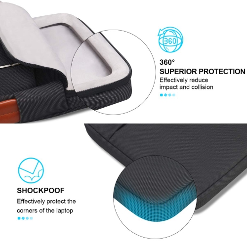 Lacdo 15.6 Inch Laptop Sleeve Bag Case for 15.6" MSI GF65, HP 15-dy1731ms/Envy, Asus FX505/Vivobook 15, Acer Aspire 5 3 7/Ch